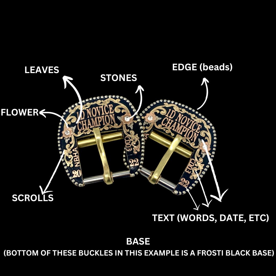 Back Cinch Buckles Set - Main Image
