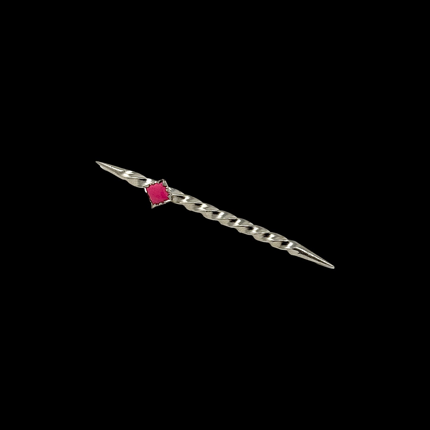 Diamond Pink Twisted Cowboy Toothpick