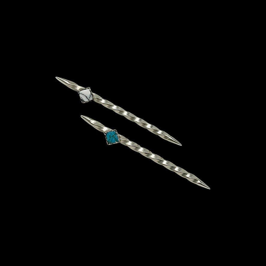 Diamond Turquoise Twisted Cowboy Toothpick