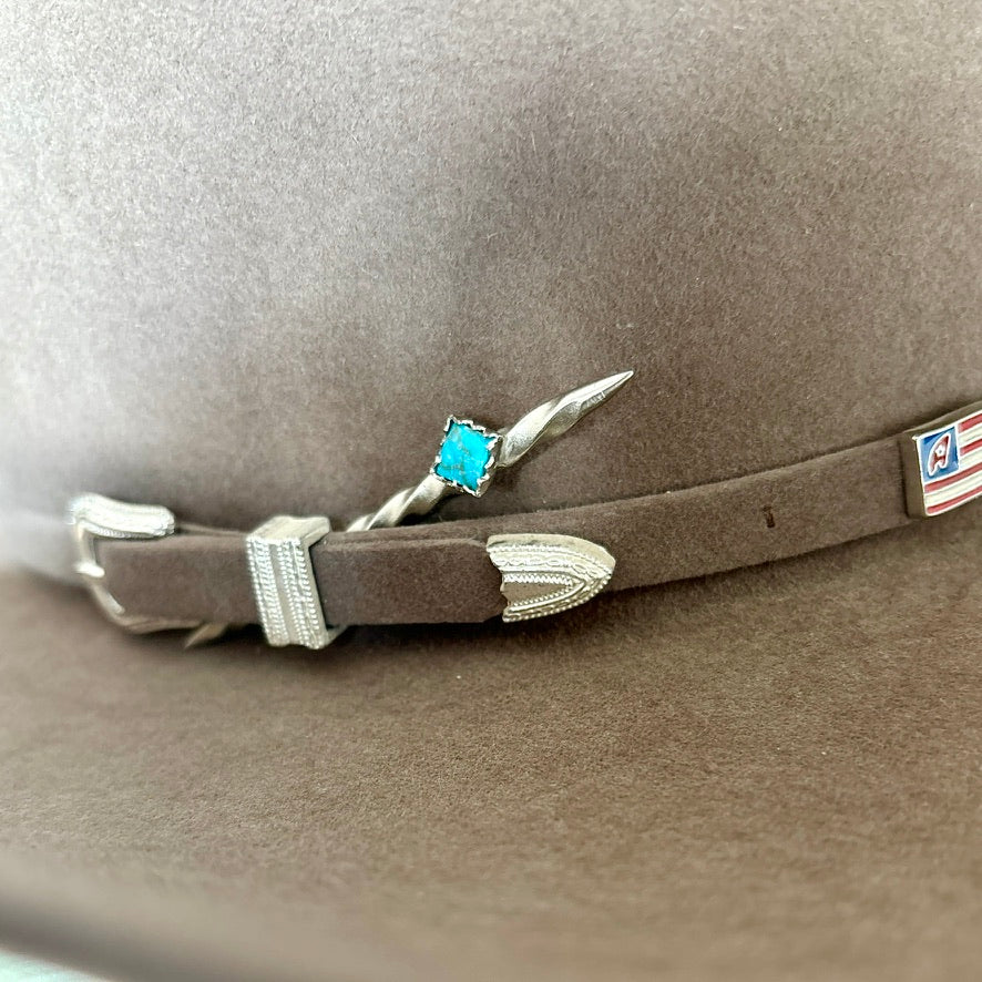 Diamond Turquoise Twisted Cowboy Toothpick