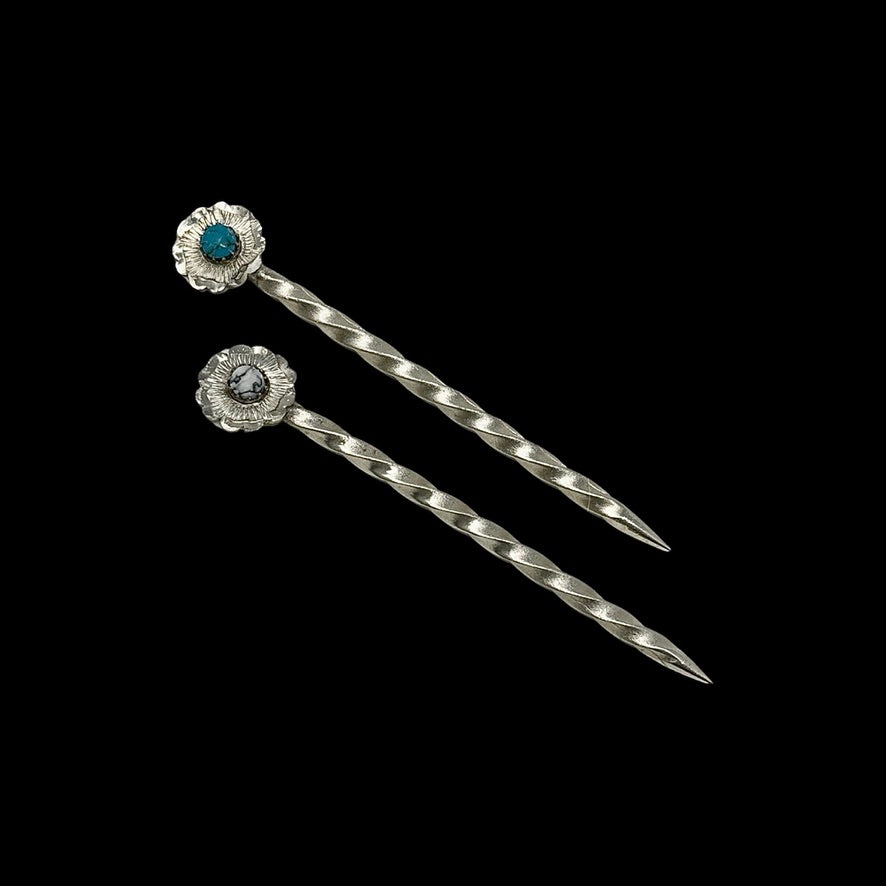 Floral Cowgirl Turquoise Toothpick