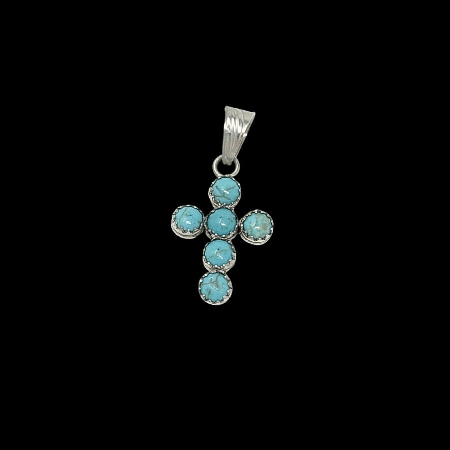 Turquoise Cross Necklace