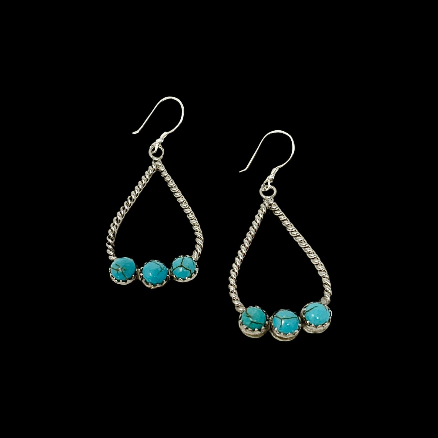 The Chelsea Turquoise Teardrop Earrings