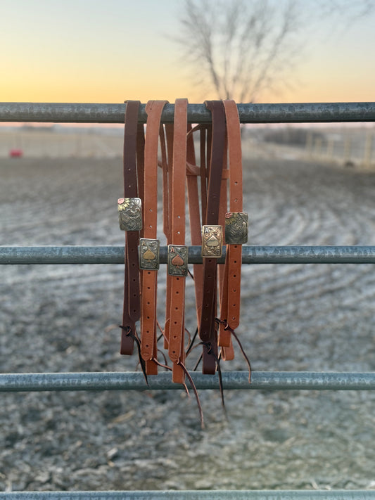 Headstalls with Plate Buckles