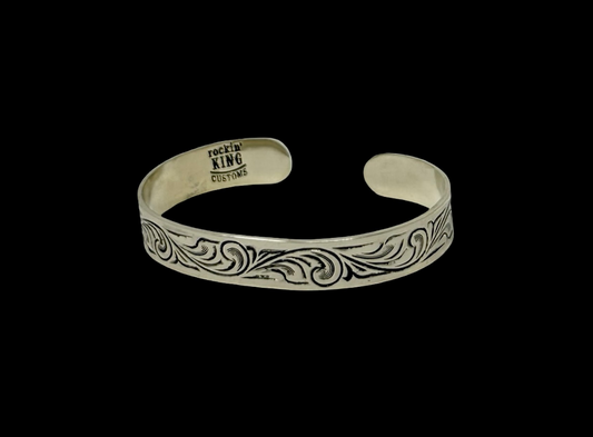 Classic Engraved Cuff Bracelet