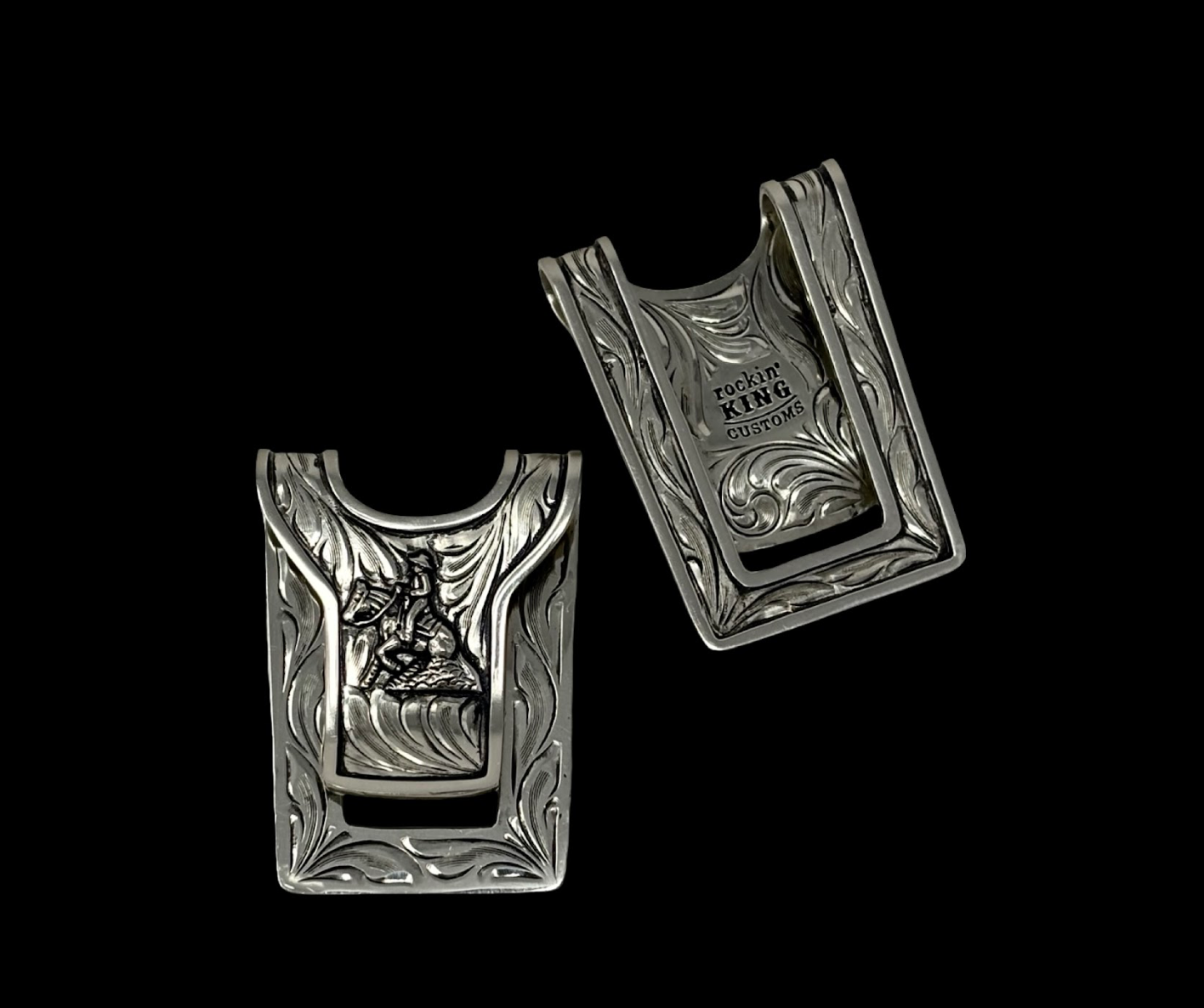 Reining Horse Money Clip