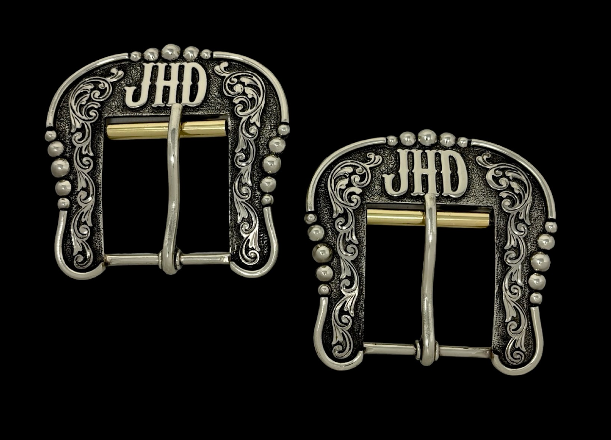 Back Cinch Buckles Set